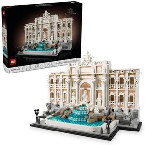 LEGO Architecture Trevi Fountain with White and Blue Accents